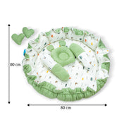 Cotton Nest for Baby Nap | Soft & Comfortable Baby Lounger Nest for Newborns | Cozy Sleeping Bed