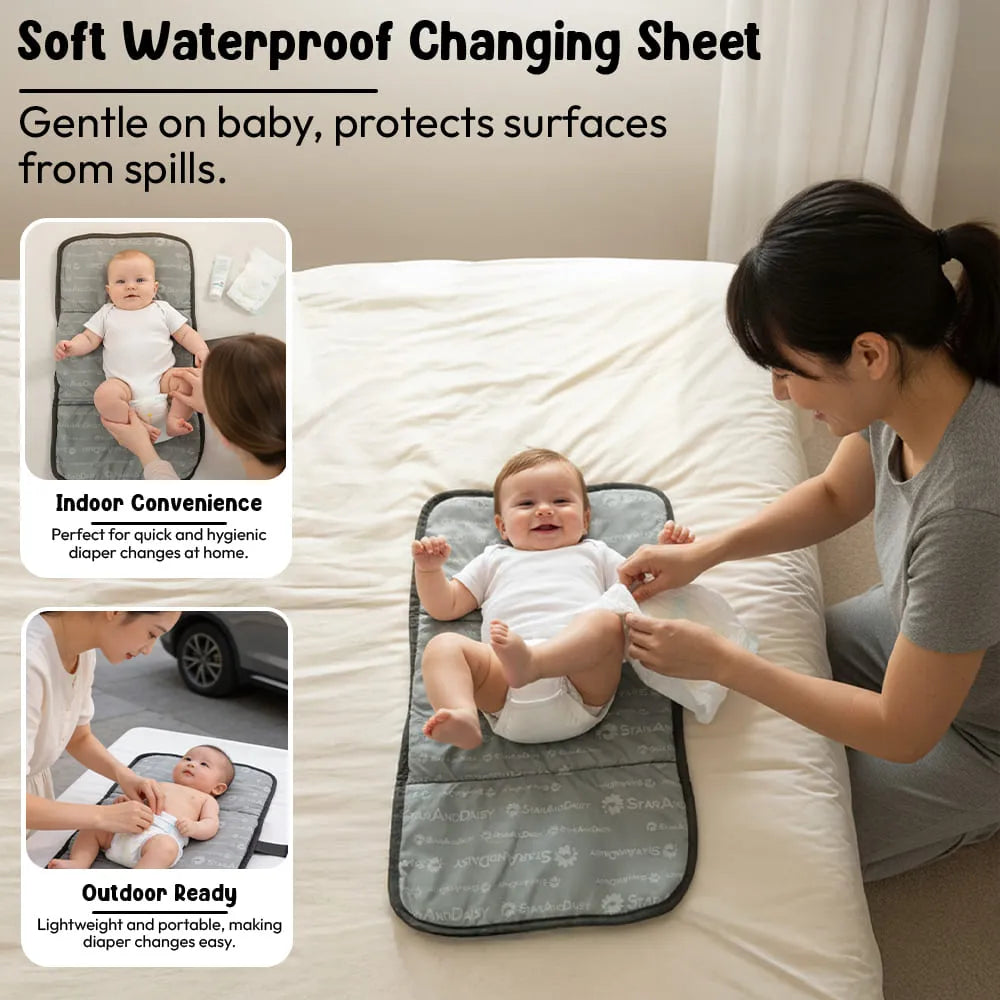 Diaper Backpack – Multi-Compartment Baby Bag with Spacious Storage & Insulated Bottle Pockets