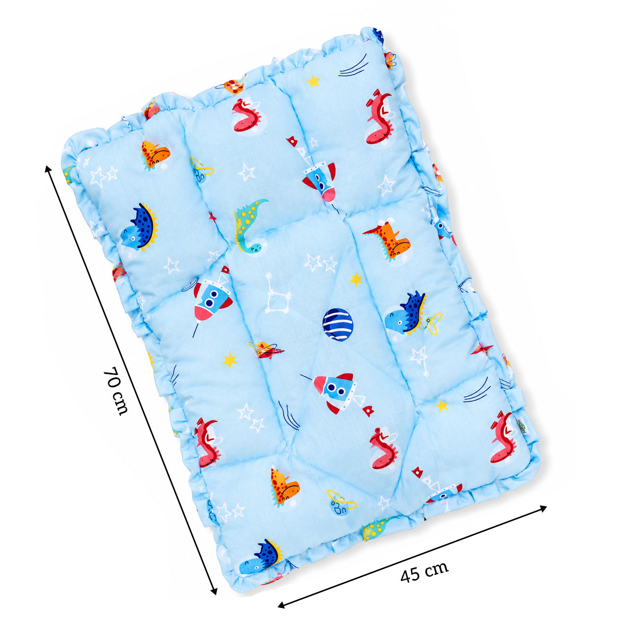 Premium Baby Bedding Mattress | Soft Cotton Quilted Baby Sleeping Bed | Lightweight & Comfortable | Newborn Baby Mattress