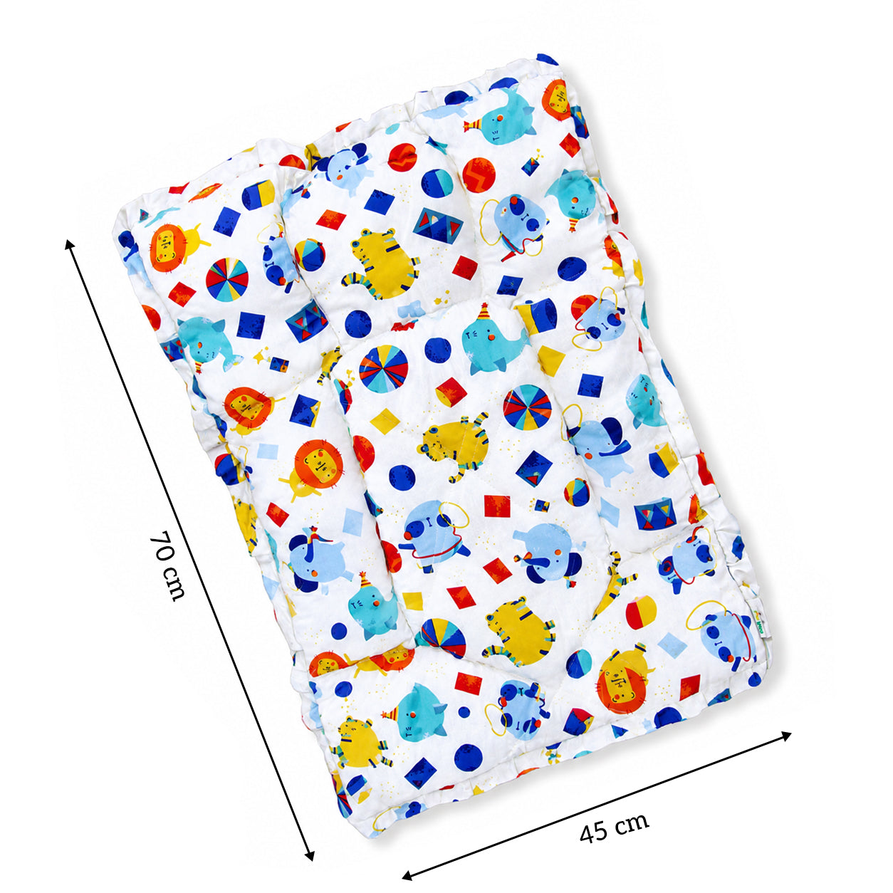 Premium Baby Bedding Mattress | Soft Cotton Quilted Baby Sleeping Bed | Lightweight & Comfortable | Newborn Baby Mattress