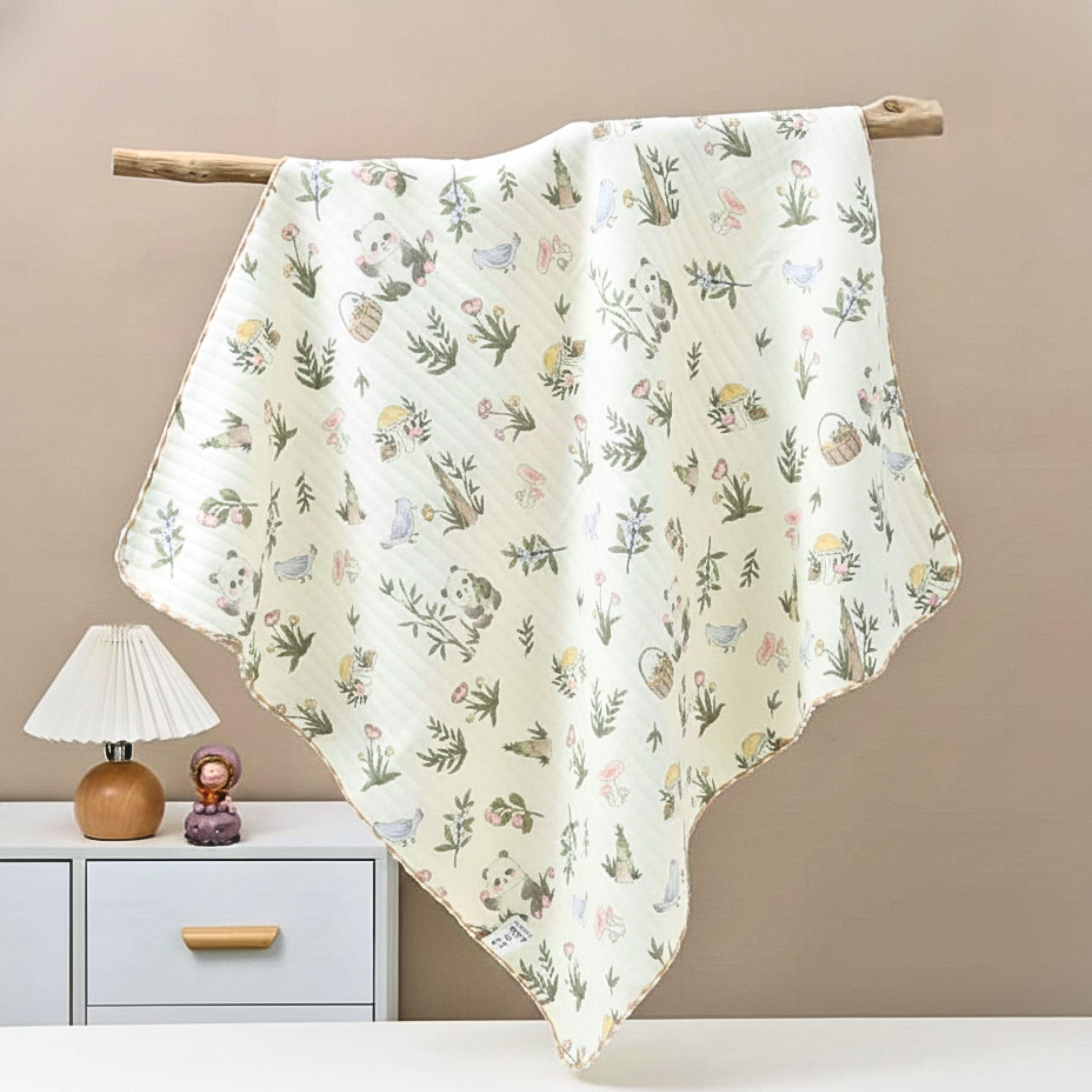 Organic 100% Cotton Baby Muslin Blanket Cloth | Ultra-Soft & Breathable | 85×85 cm | Newborn–12 Months babee D