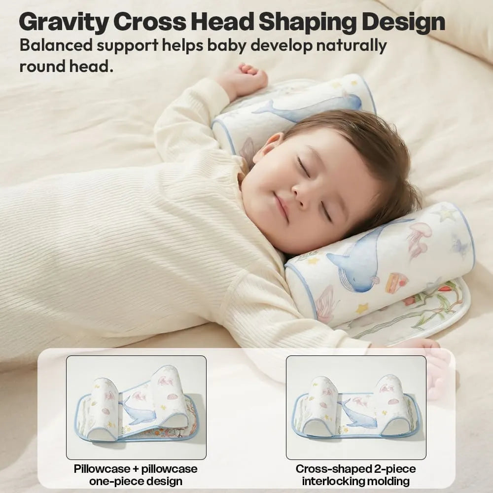StarAndDaisy Premium Pull Out Cushion Pillow | Adjustable Multi-Use Baby Cushion with Breathable Fabric & Soft Support | Newborn Feeding & Lounger Pillow
