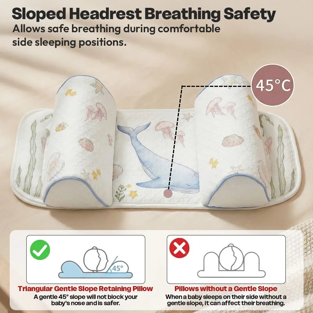 StarAndDaisy Premium Pull Out Cushion Pillow | Adjustable Multi-Use Baby Cushion with Breathable Fabric & Soft Support | Newborn Feeding & Lounger Pillow