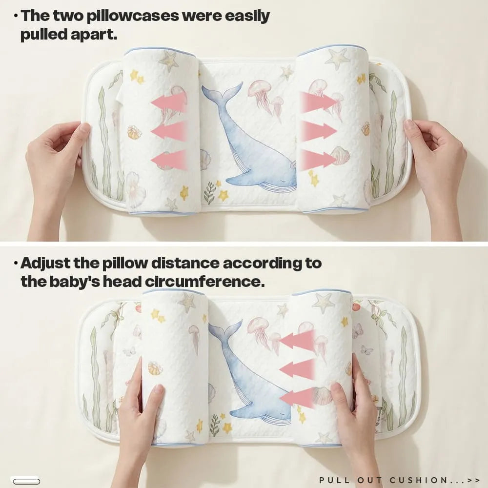 StarAndDaisy Premium Pull Out Cushion Pillow | Adjustable Multi-Use Baby Cushion with Breathable Fabric & Soft Support | Newborn Feeding & Lounger Pillow