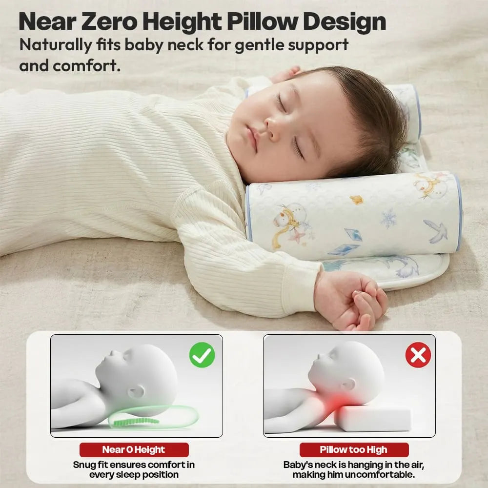 StarAndDaisy Premium Pull Out Cushion Pillow | Adjustable Multi-Use Baby Cushion with Breathable Fabric & Soft Support | Newborn Feeding & Lounger Pillow