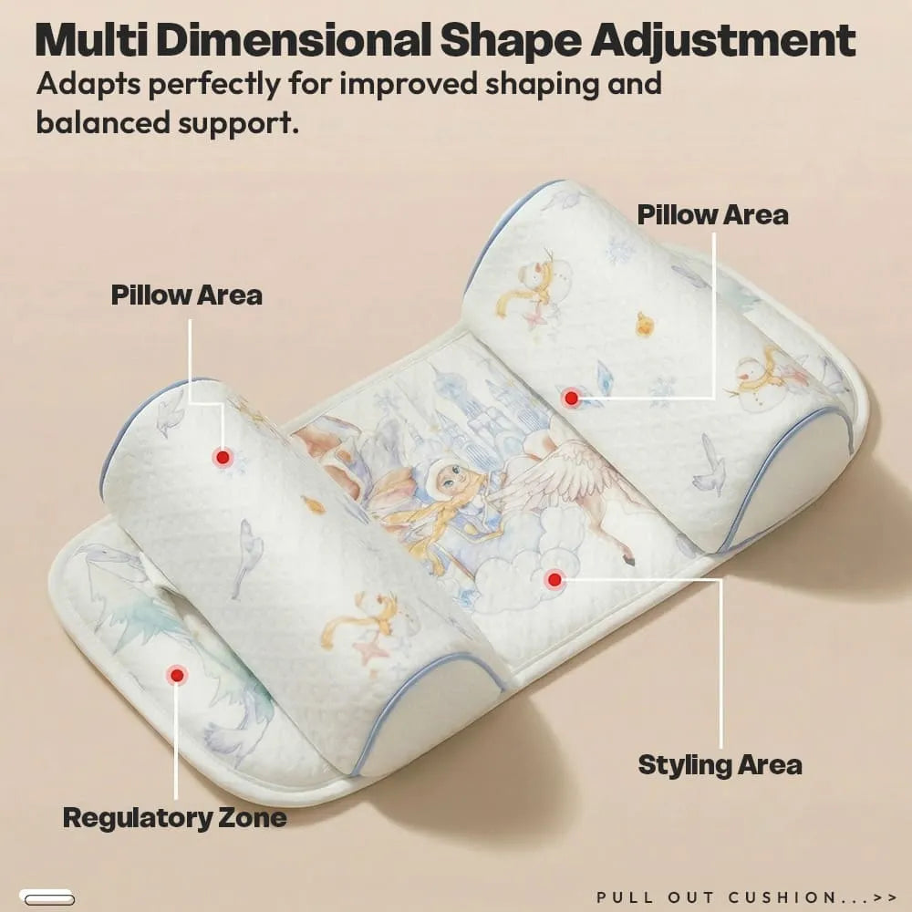 StarAndDaisy Premium Pull Out Cushion Pillow | Adjustable Multi-Use Baby Cushion with Breathable Fabric & Soft Support | Newborn Feeding & Lounger Pillow