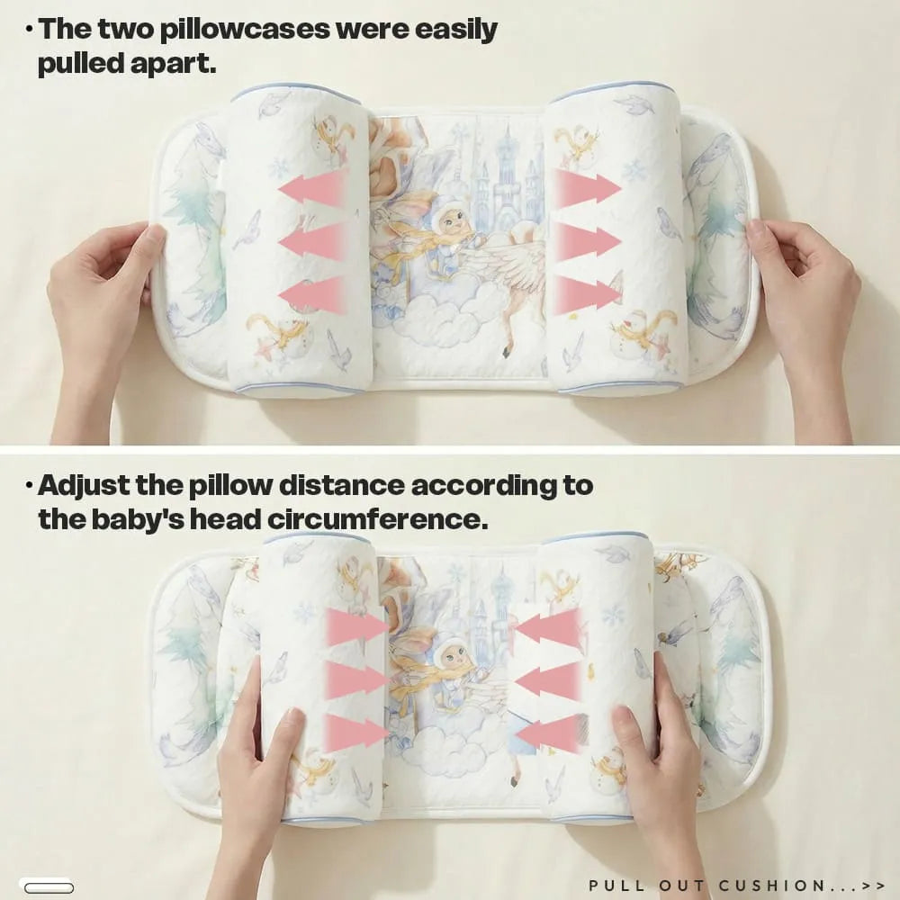 StarAndDaisy Premium Pull Out Cushion Pillow | Adjustable Multi-Use Baby Cushion with Breathable Fabric & Soft Support | Newborn Feeding & Lounger Pillow