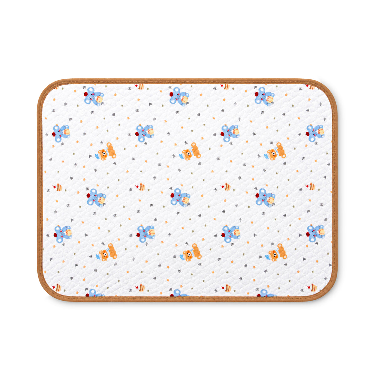Baby Dry Sheet Waterproof Cotton Mattress Protector for Newborns & Kids | Soft Baby Bed Protector with Cute Printed Design