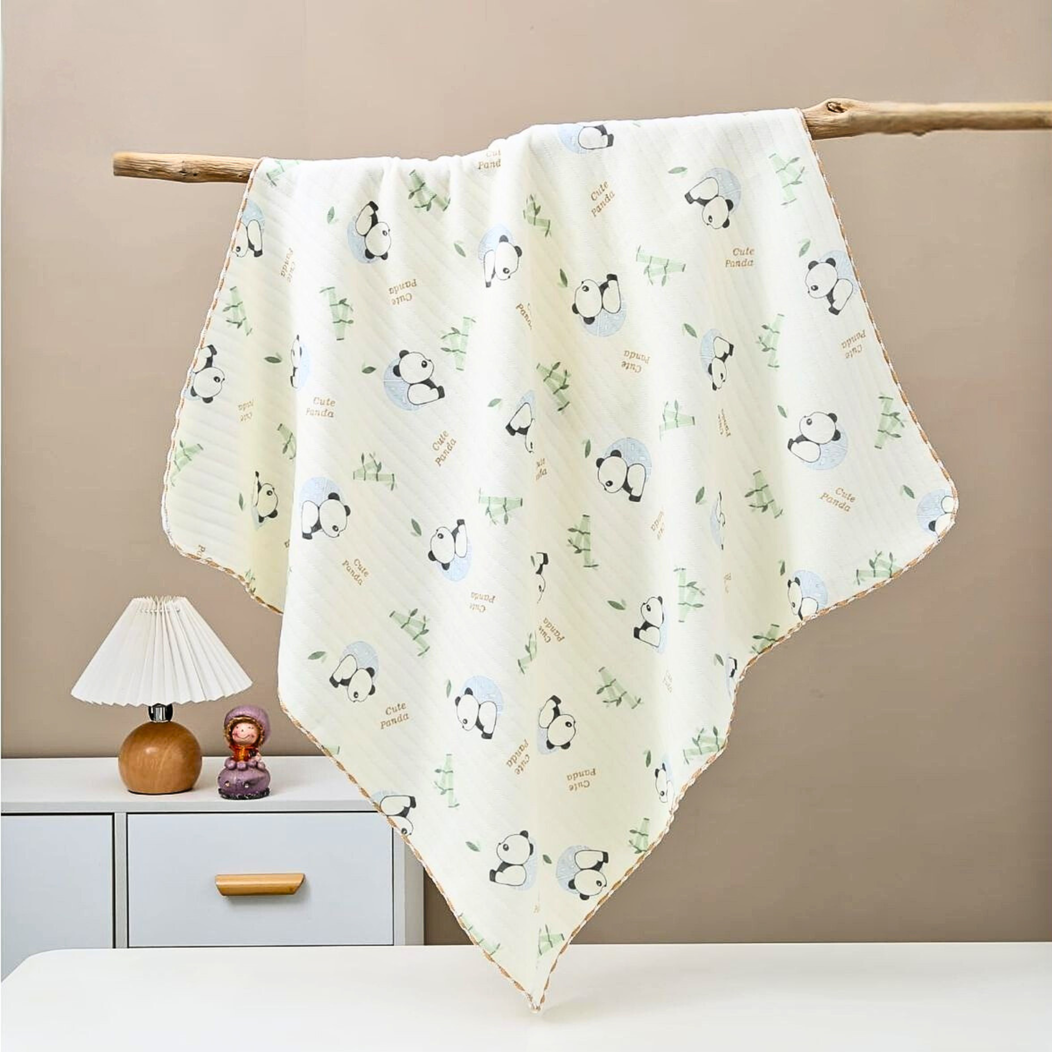Organic 100% Cotton Baby Muslin Blanket Cloth | Ultra-Soft & Breathable | 85×85 cm | Newborn–12 Months babee D