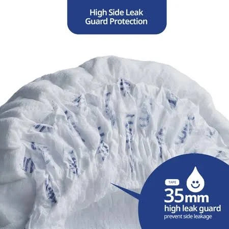 MILK Safe & Clean Baby Diapers Yoga Pant M | Pack of 42 | Soft, Leak-Proof Disposable Diapers for Newborn Babies
