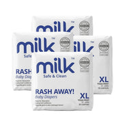 MILK Safe & Clean Baby Diapers Yoga Pant XL | Pack of 30 | Soft, Leak-Proof Disposable Diapers for Newborn Babies