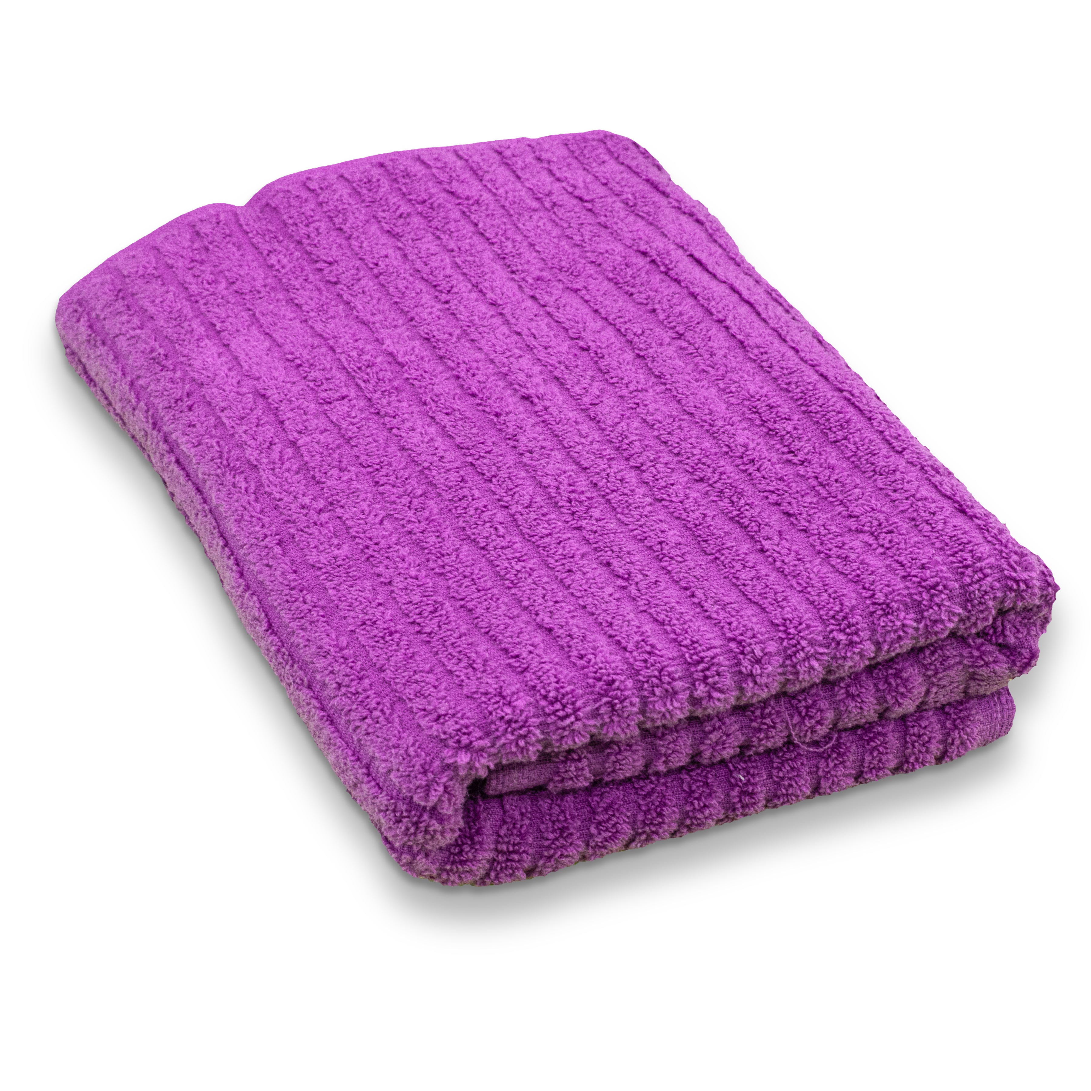 Micro Cotton LuxeLite Versatile Towel, Purple (size: 58x122 cms)