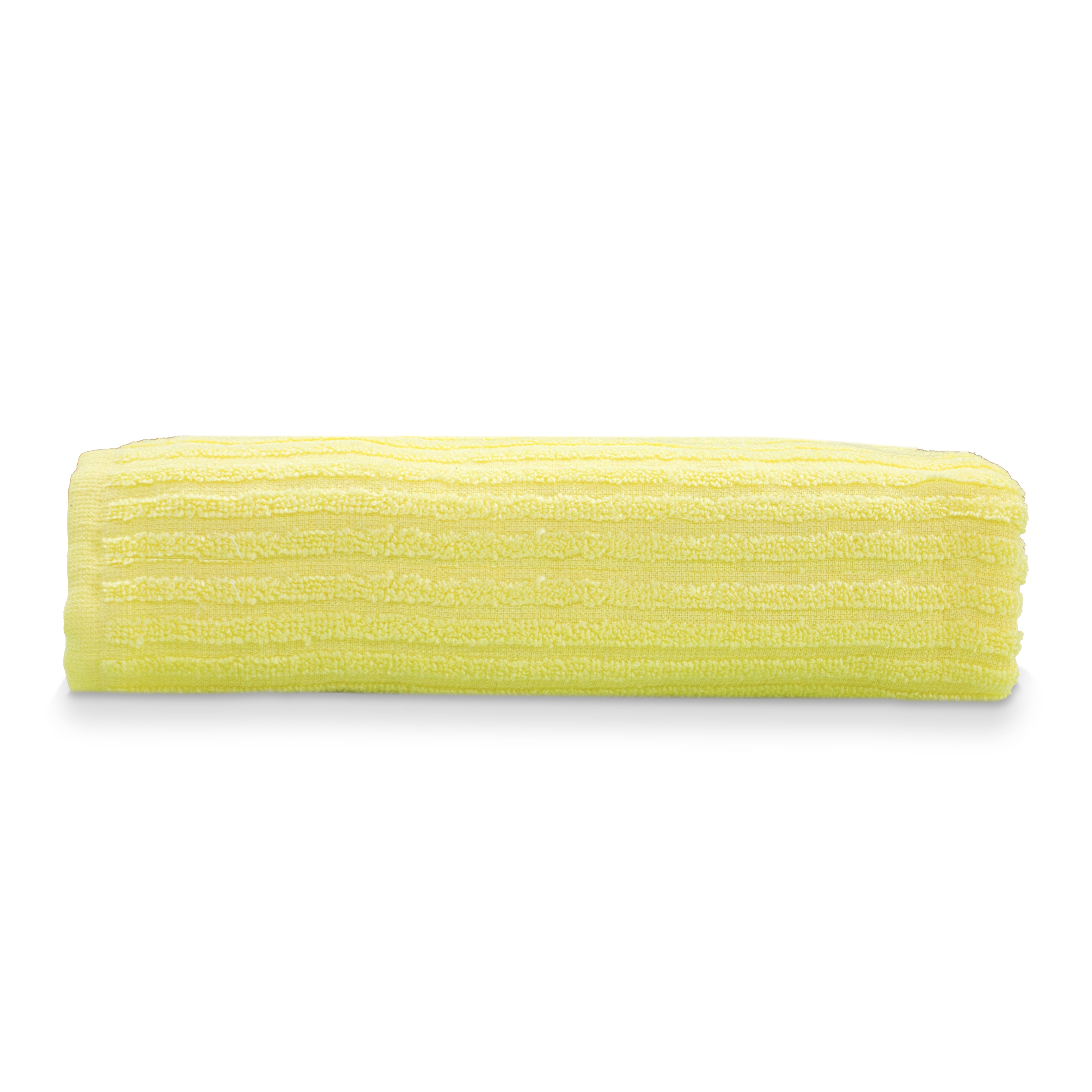 Micro Cotton LuxeLite Versatile Towel, Yellow (size: 58x122 cms)
